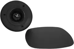 Imaginair RLV  Ø 125 mm Ventil quadratisch Montagefedern und Montagering - Schwarz