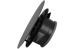 Imaginair RLV Ventil groß Ø 125 mm Montagefedern und Montagering -  Ø 125 mm - Schwarz