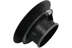 Imaginair RLV Ventil groß Ø 125 mm Montagefedern und Montagering -  Ø 125 mm - Schwarz