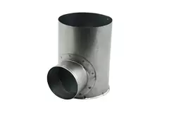 Ventilanschluss Ø 125 mm nach Ø 80 mm für Tunnelbau