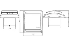 Itho Daalderop Badlüfter Ø 100 mm- weiß mit Feuchtigkeitssensor BTV-N202 H