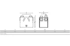 Vent-Axia Sentinel Kinetic B Plus - Rechts - 390m³/h 150Pa