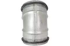 Kurzer Wickelfalz Bogen 45° Ø 80mm
