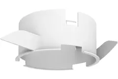 Vent-Axia RVK Kragen für regelbares Ventil (RV) - weiß 125mm