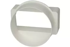 Reduzierstück Kunststoff nach rund 110x55 - Ø 100 mm KSD1