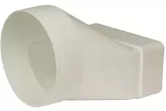 Kunststoff Gefälle 110x55 mm zu Ø 100 mm
