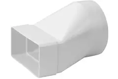 Kunststoff Gefälle 110x55 mm zu Ø 100 mm