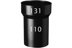 Ubbink Kunststoff Übergangsstück 110/131mm - 15cm