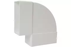 Bogen für Flachkanal 90° Kunststoff Horizontal 110x55 KLH