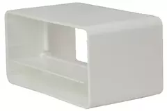 Rechteckige Rückschlagklappe Kunststoff 110x55 KV