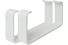 Rechteckige Schellen Kunststoff 110x55 mm
