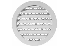 Gitter aus Aluminiumlegierung Ø100 weiß - MRA100W - RAL9016