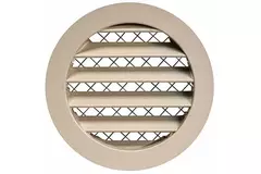 Gitter aus Aluminiumlegierung Ø100 beige - MRA100Y - RAL1015