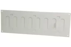 Spaltgitter rechteckig Metall mit beweglichen Lamellen 300x100 MR3010R - RAL9016