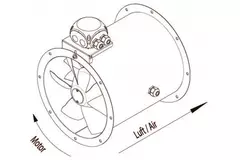 axial 315mm Kanalventilator - AL 315 D2 01