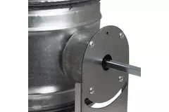 Motorisiertes Drosselklappe Ø 200mm für Wickelfalzrohre