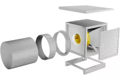Boxventilator Motor-Außenluftstrom - MPC 450 D4 T40