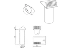 Thermoduct Wanddurchführung 160 mm