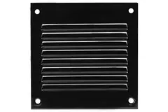 Metallraster 100x100mm schwarz - MR1010M - RAL9005