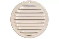 Lüftungsgitter Metall rund Ø125 mm beige - MR125Y - RAL1015