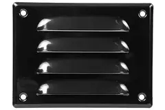 Lüftungsgitter Metall 140x105 mm schwarz - MR14105M - RAL9005