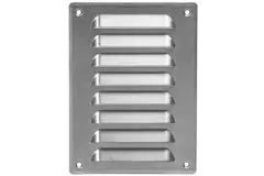 Lüftungsgitter Metall 140x190 mm aluminium - MR1419Al