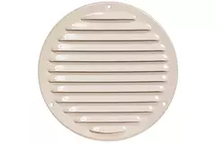 Lüftungsgitter Metall rund Ø160 mm beige - MR160Y - RAL1015