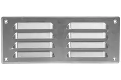 Lüftungsgitter Metall 260x105 mm aluminium - MR26105Al