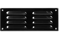 Lüftungsgitter Metall 260x105 mm schwarz - MR26105M - RAL9005