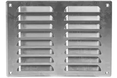 Lüftungsgitter Metall 260x190 mm aluminium - MR2619Al