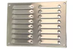 Lüftungsgitter Metall 260x190 mm aluminium - MR2619Al