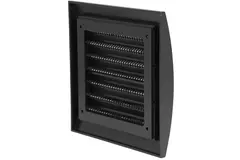 Wandgitter 150x150 mm durchmesser 100 mm anthrazit - ND10A
