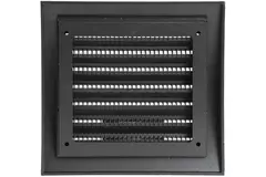 Wandgitter 150x150 mm durchmesser 100 mm anthrazit - ND10A