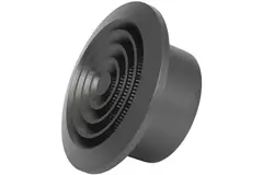Lüftungsgitter Kunststoff rund Ø100 mm anthrazit - NGA100A