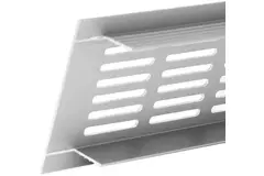 Sockelgitter Aluminium Silber 300x40mm RA430S
