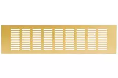Sockelgitter Aluminium Gold 400x100mm RA1040G