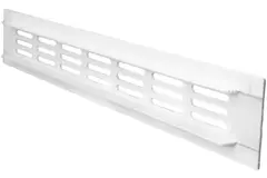 Sockelgitter Aluminium Weiß 300x40mm RA430W