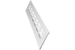 Sockelgitter Aluminium Weiß 300x40mm RA430W