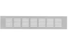 Sockelgitter Aluminium Silber 300x60mm RA630S