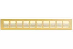 Sockelgitter Aluminium Gold 400x60mm RA640G