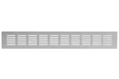Sockelgitter Aluminium Silber 400x60mm RA640S