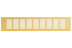 Sockelgitter Aluminium Gold 400x80mm RA840G