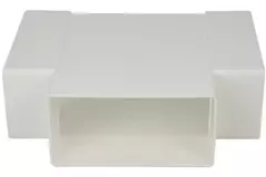 T-Stück für Flachkanal Kunststoff 110x55 KT