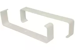 Rechteckige Schellen Kunststoff (2 Stück) 220x90 mm
