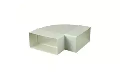 Bogen für Flachkanal 90° Kunststoff Horizontal 110x55 KLH
