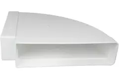 Bogen für Flachkanal 90° Kunststoff Horizontal 220x55mm KLH25-90