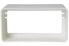 Steckverbinder für Flachkanal Kunststoff 110x55mm KS