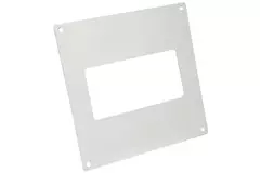 Rechteckige Wandplatte Kunststoff 110x55 KF