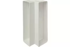Bogen für Flachkanal 90° Kunststoff Vertikal 220x55mm KLV25-90