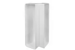 Bogen für Flachkanal 90° Kunststoff Vertikal 220x55mm KLV25-90